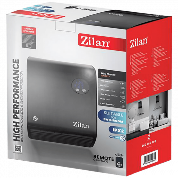 Zilan Grijalica zidna, 2000W, daljinski upravljač, timer - ZLN5633