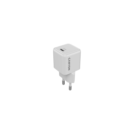 CANYON CU20C GaN punjač 20W, USB-C, EU bijeli