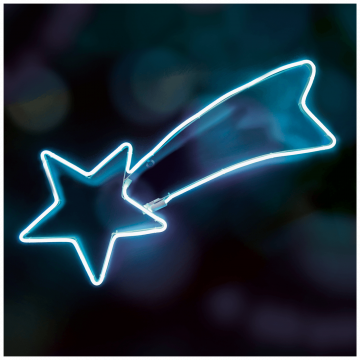 home Dekorativna rasvjeta, LED neonska figura, zvijezda padalica - NEON 1