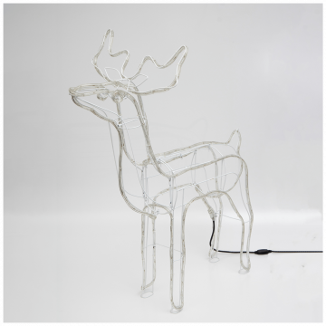 home Dekorativna rasvjeta, LED 3D figura, jelen - ROPE 1
