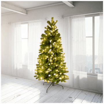 home Dekorativni bor s LED rasvjetom, 3D + 2D iglice, 150 cm - KMF 7/150