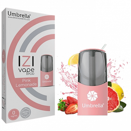 Umbrella Tekućina za e-cigarete, Izi Vape Pod Pink Lemonade 10mg - Izi Vape Pod Pink Lemonade 10 mg