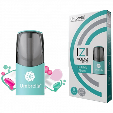 Umbrella Tekućina za e-cigarete, Izi Vape Pod Bubble Gum 10mg
