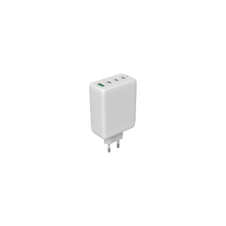 CANYON CU100ACC GaN punjač 100W, 3xUSB-C PD i 1xUSB-A QC, EU, bijeli