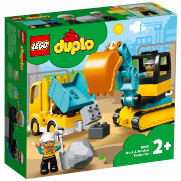 Lego Kamion i bager gusjeničar, LEGO Duplo
