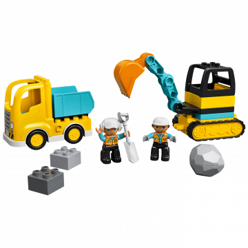 Lego Kamion i bager gusjeničar, LEGO Duplo