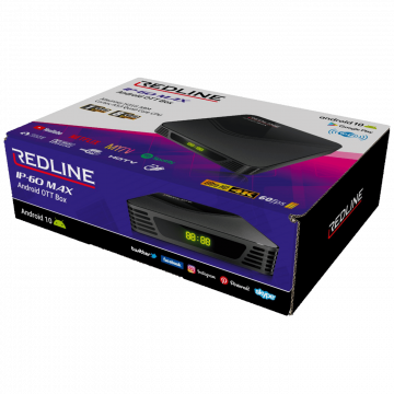 REDLINE Prijemnik IPTV@Android, 4K, 1 / 8 GB, USB, WiFi - IP-60 Max