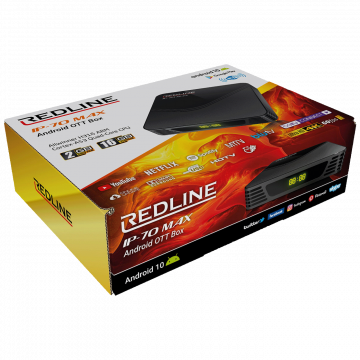 REDLINE Prijemnik IPTV@Android, 4K, 2 / 16 GB, USB, WiFi - IP-70 Max