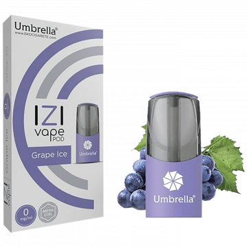 Umbrella Tekućina za e-cigarete, Izi Vape Pod Grape Ice 10mg
