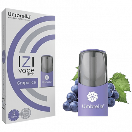 Umbrella Tekućina za e-cigarete, Izi Vape Pod Grape Ice 10mg