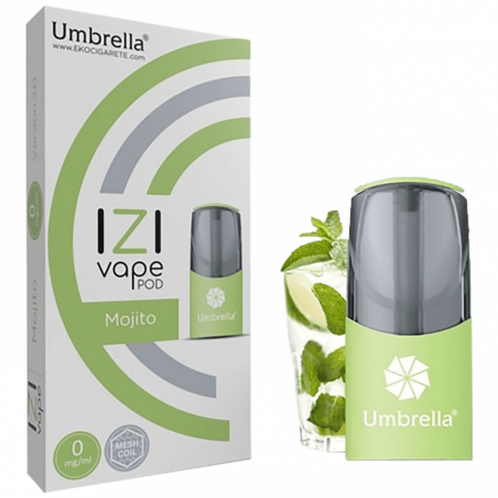 Umbrella Tekućina za e-cigarete, Izi Vape Pod Mojito 20mg - Izi Vape Pod Mojito 20 mg