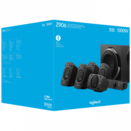Logitech Zvučnici 5.1, 500W, Logitech Surround Sound - Z906 5.1