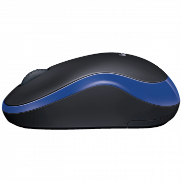 Logitech Miš bežični, 2.4 GHz, 1000 dpi, USB nano, Blue - M185