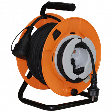 home Motalica za kabl, 25 met., H05RR-FG, 1.5 mm², IP44 - HJR 25-3