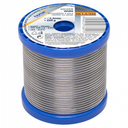 SMA Tinol žica za lemljenje, Ø1.5 mm, 250g - SW 1,5/250