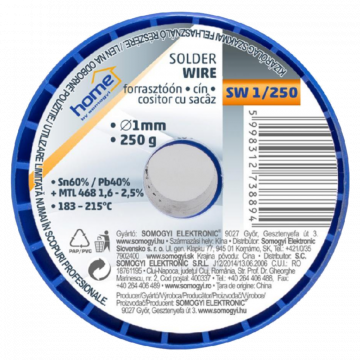 SMA Tinol žica za lemljenje, Ø1.5 mm, 250g - SW 1,5/250