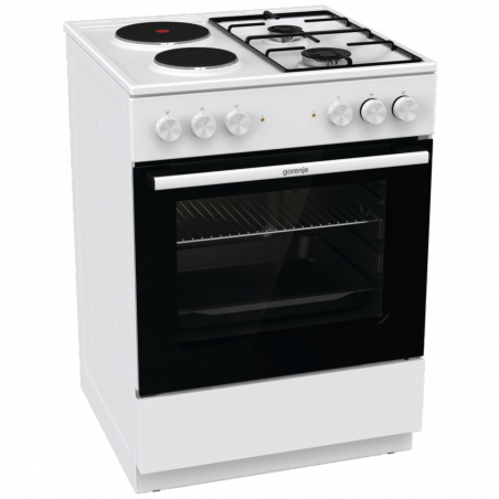 Gorenje Kombinirani štednjak, pećnica 65 l, 5200W, A - GK6A10WG