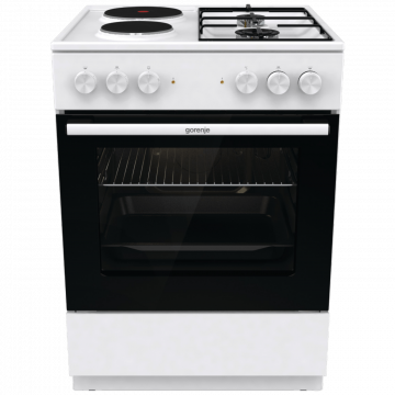 Gorenje Kombinirani štednjak, pećnica 65 l, 5200W, A - GK6A10WG