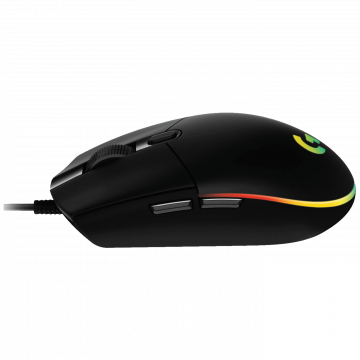 Logitech Miš optički, 8000 dpi, 6 tipke, USB - G203 Lightsync