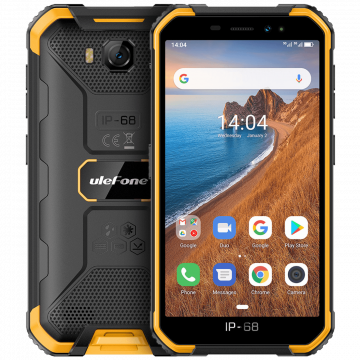 ulefone Smartphone 5.0", RAM 2GB, DualSIM, 4000mAh, 8/5 Mpx - Armor X6 2GB/16GB Orange