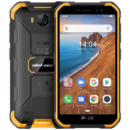 ulefone Smartphone 5.0", RAM 2GB, DualSIM, 4000mAh, 8/5 Mpx - Armor X6 2GB/16GB Orange