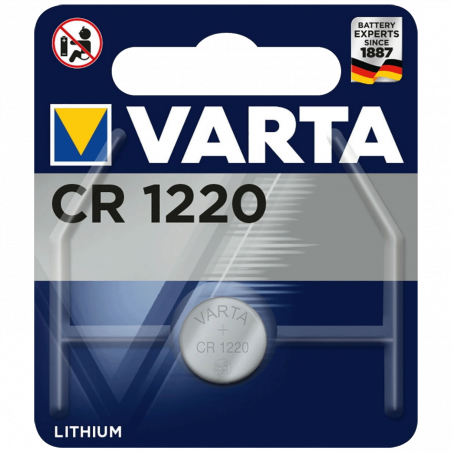 Varta Baterija litijska, CR1220, 3 V, dugmasta, blister 1 kom