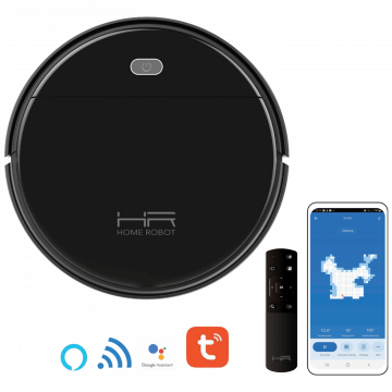 Home Robot Robot, usisavač, Wifi, HEPA filter - Homerobot RV400 Black