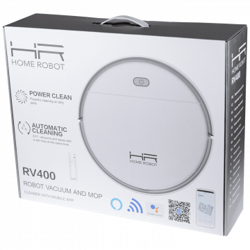 Home Robot Robot, usisavač, Wifi, HEPA filter - Homerobot RV400 White