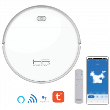 Home Robot Robot, usisavač, Wifi, HEPA filter - Homerobot RV400 White