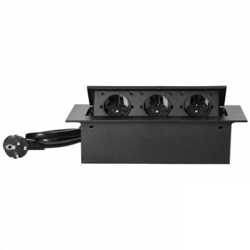 Orno Produžni kabel sa 3 x Schuko utičnice, ugradbena - OR-AE-1372(GS)/B