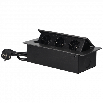 Orno Produžni kabel sa 3 x Schuko utičnice, ugradbena - OR-AE-1337(GS)/GR