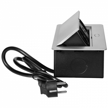 Orno Produžni kabel sa 2 x Schuko utičnice + 2 x USB, ugradbena - OR-AE-13126(GS)/G