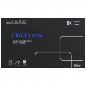 MediaLink Prijemnik IPTV@Android, UHD/4K/8K, 2GB/16GB, WiFi, Bluetooth - KALI ULTRA