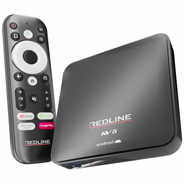 REDLINE Prijemnik Google TV, 4K, 2 / 16 GB, WiFi, Bluetooth, LAN - RV5