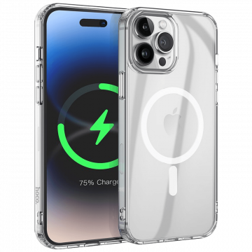hoco. Maska za iPhone 14 Pro, magnetic, transparent - Phone case iP14 Pro