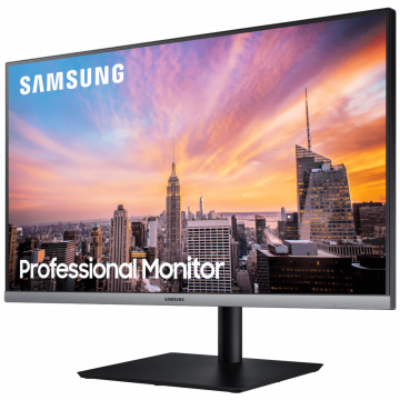 Samsung Monitor 27", Pivot, IPS LED, FullHD, HDMI, DisplayPort - LS27R650FDUXEN
