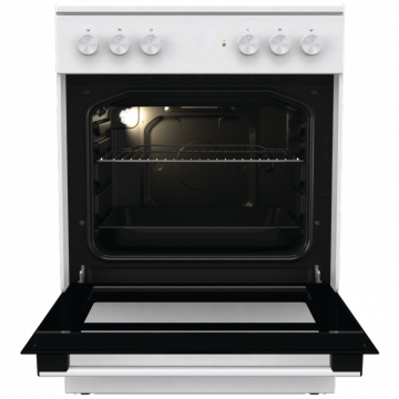 Gorenje Štednjak, 4 staklokeramička ploča, 8400W, pećnica 65 lit, A - GEC6A11WG
