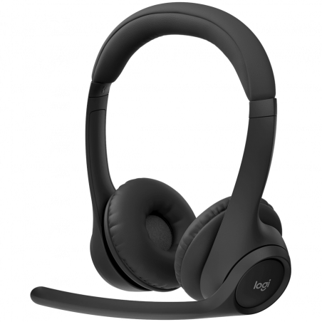 Logitech Zone 305 bežične slušalice za Teams, Bluetooth 5.3 i 2.4GHz, Midnight Black