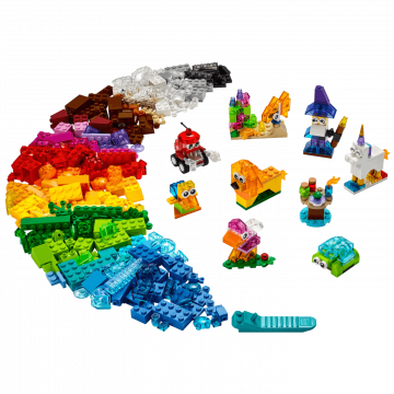 Lego Kreativne prozirne kocke, LEGO Classic - 11013