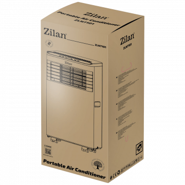 Zilan Prijenosni/Mobilni klima uređaj, 3u1, 9000 Btu, 2.6 kW - ZLN7101