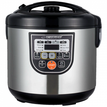 Esperanza Višenamjenski ekspres lonac, Multicooker, 860W, 5 lit. - EKG011