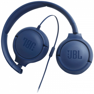 JBL Slušalice sa mikrofonom, headset, 3.5mm, sklopive - Tune 500 Blue