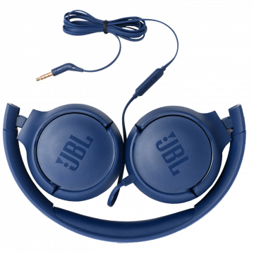 JBL Slušalice sa mikrofonom, headset, 3.5mm, sklopive - Tune 500 Blue