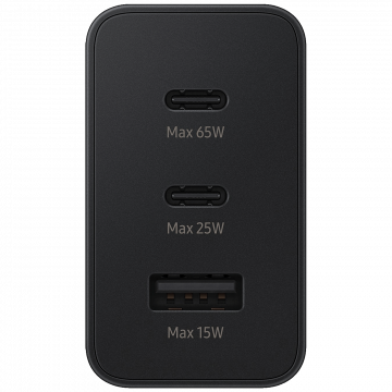 Samsung Adapter za punjenje Trio, USB-C, USB-A, 65W - EP-T6530NBEGEU