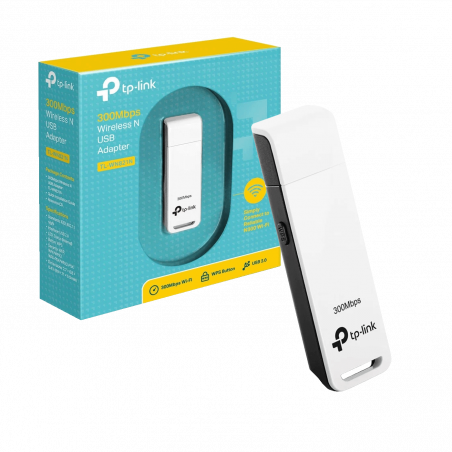 TP-LINK 300Mbps bežični USB adapter, 2.4GHz, 20 dBm - TL-WN821N