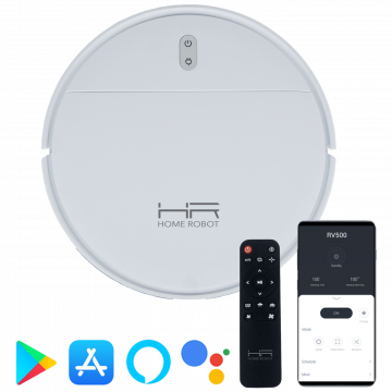 Home Robot Robot, usisavač, Wifi, HEPA filter - Homerobot RV500 White