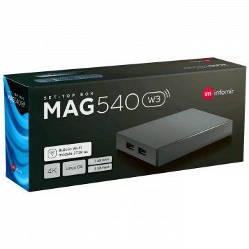 Mag Prijemnik IPTV za Stalker midlleware, WiFI - MAG 540 W3