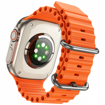 hoco. Pametni sat, 1.96" zaslon, Dual Bluetooth, IP67 - Y12 Titanium Gold