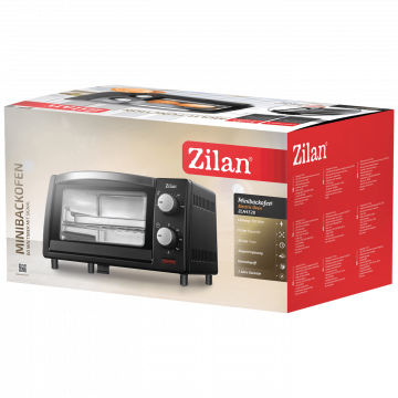Zilan Mini pećnica, zapremina 9 l, 800 W, crna - ZLN4328