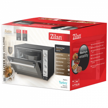 Zilan Mini pećnica, zapremina 70 l, 2000 W, crna - ZLN3741